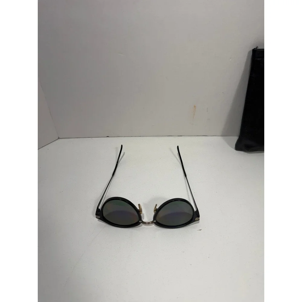 Tekna Berliner frames Sunglasses Round‎ Made in Japan Silver Hardware with Pouch